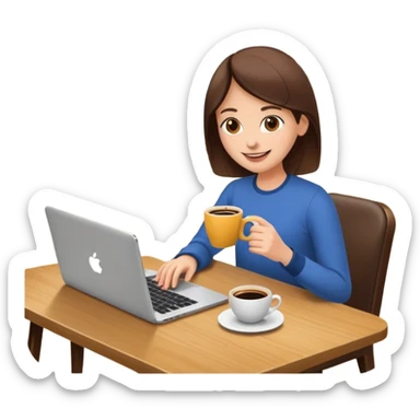 plataforma online marketing de café ARUA sticker