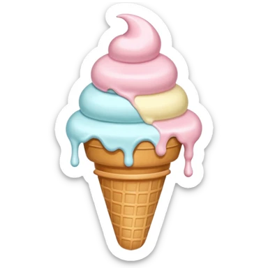 Ice cream aesthethic
 sticker