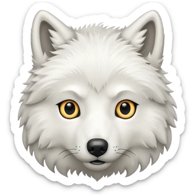 Arctic wolf sticker