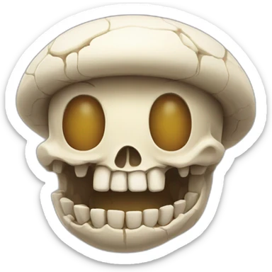 Smiley dry bones from super Mario  sticker