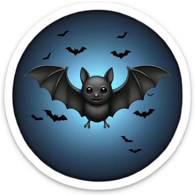 bat emoji sticker