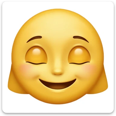 Smirking emoji looking down eyes closed sticker