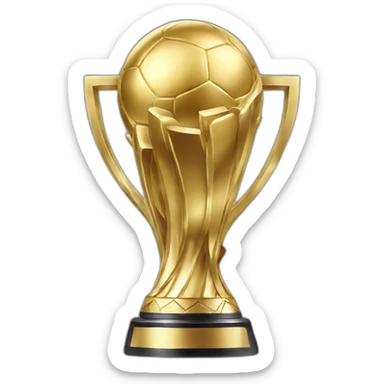 World cup trophy sticker