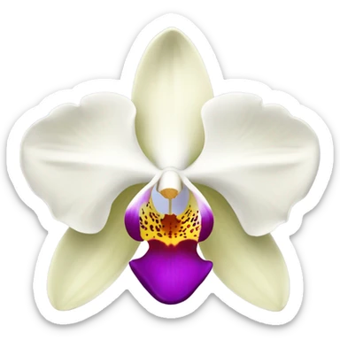 orchid sticker