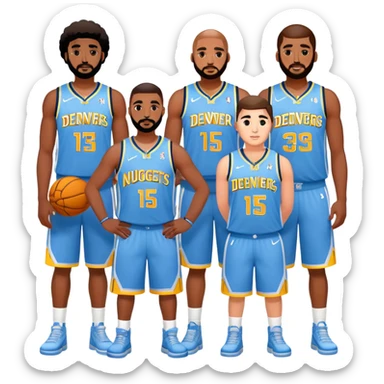 Denver nuggets sticker