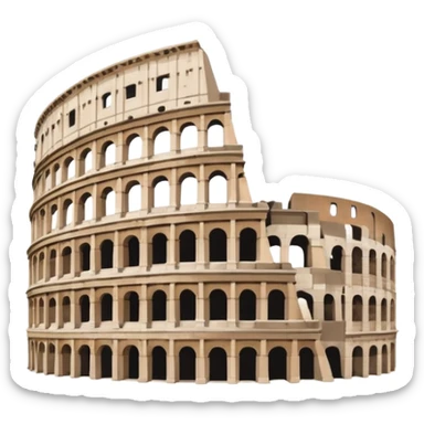 colosseum rome  emoji sticker