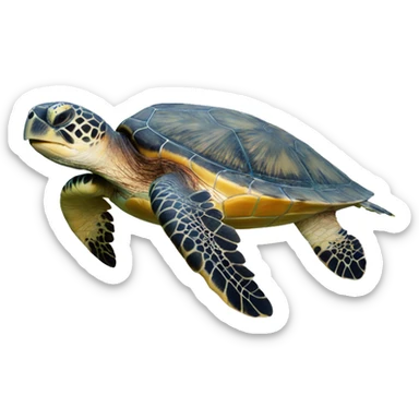 sea turtle sticker