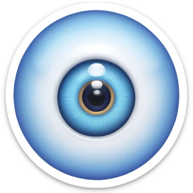 Two eyeballs sticker
