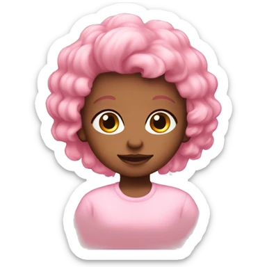 baby pink heat sticker