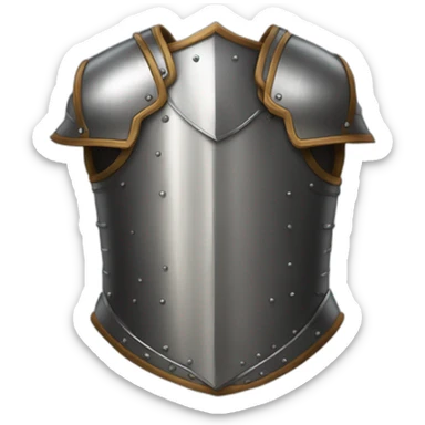 knight's upper armor sticker