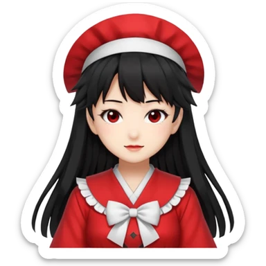 Reimu Hakurei from Touhou Project sticker