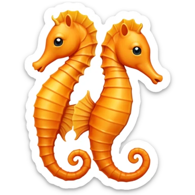 Pls make for me an emoji : seahorse sticker