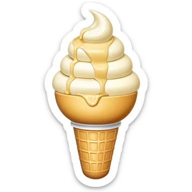 a scoop of ice cream sticker