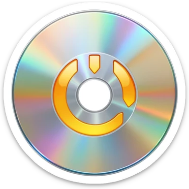 CD disk sticker