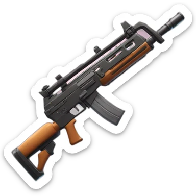Fortnite assault rifle weapon sticker
