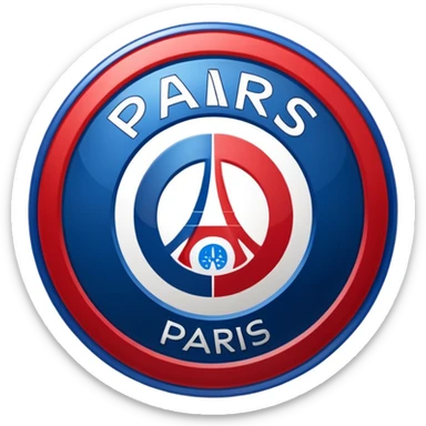 Psg logo with a kaina name sticker