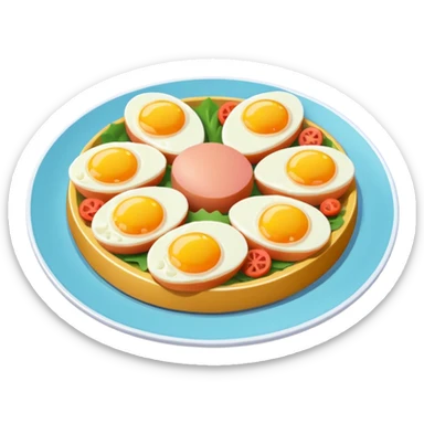Toki Doki SPAM and eggs platr sticker