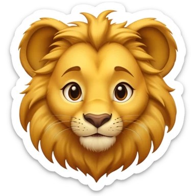 Simba from Disney sticker