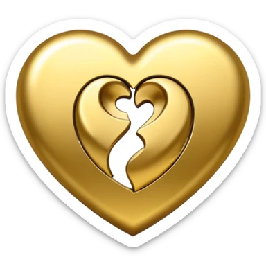 Wu-Tang Clan W symbol inside a heart sticker
