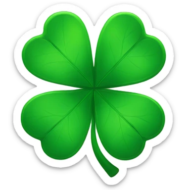 Four-Leaf Clover sticker