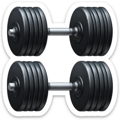 Haltère de muscu sticker