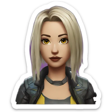 jackie weels from cyberpunk 2077 sticker
