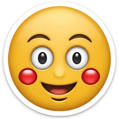Emoji picando el ojo sticker
