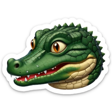 jacaré de luto sticker