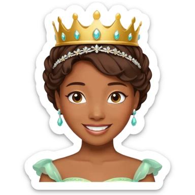 tiana princess sticker
