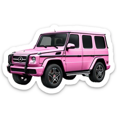 G-wagon pink sticker