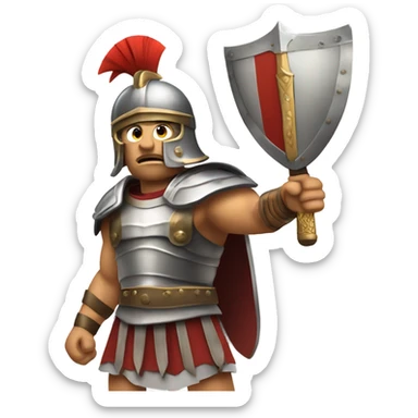 Roman gladiator sticker