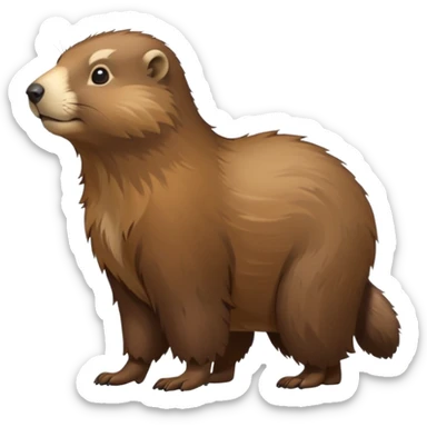 marmotte qui marche sticker