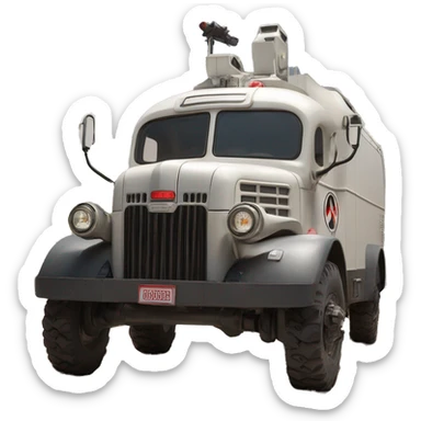 First order jet trooper’s 1949 dodge  power wagon bus  sticker