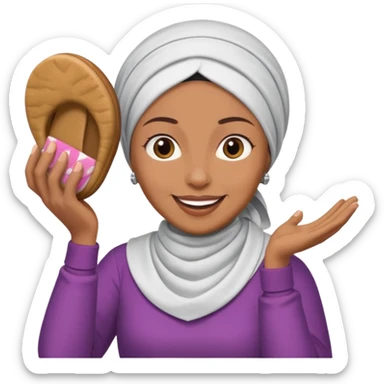 Terlik atan anne sticker