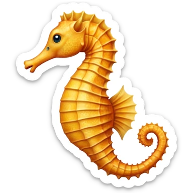 Sea horse pregnant Sea horse sticker