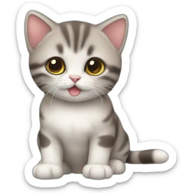 Chaton véron sticker