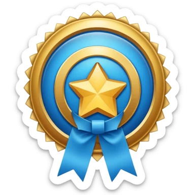 Crée un emojis de bage certificate Instagram sticker