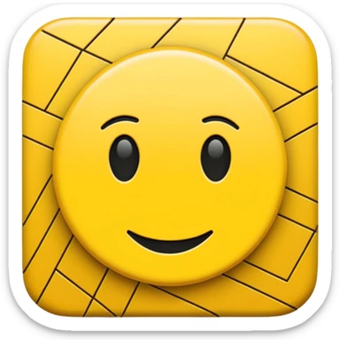 Yellow artwork sticker