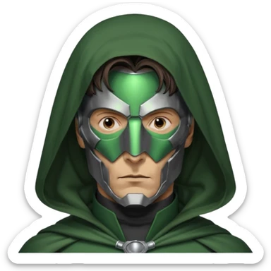 Mads Mikkelsen as Doctor Victor von Doom No mask sticker