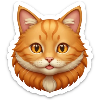 lovely and fun cat sticker