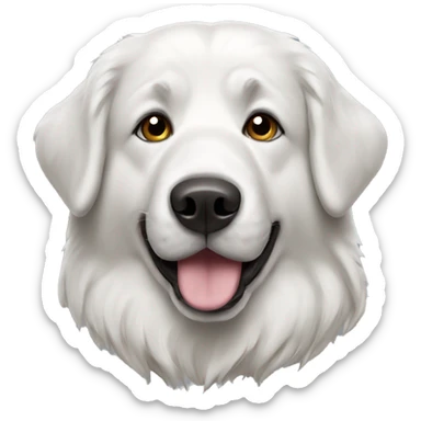 Great Pyrenees dog breed sticker