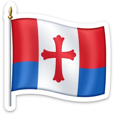 Drapeau de la vendée sticker