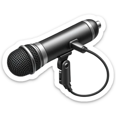 Podcast Microphone sticker