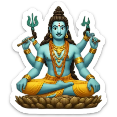 Shiva god sticker
