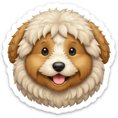 golden doodle  sticker
