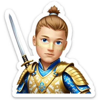 Golden Samurai sticker