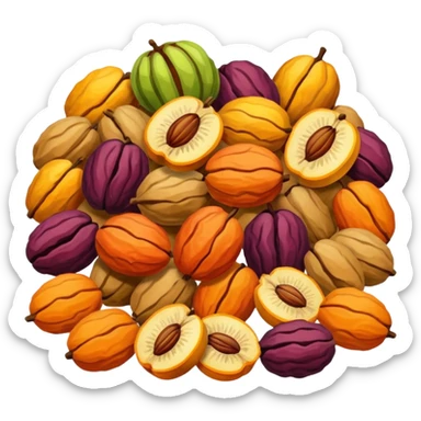 Dry fruits sticker