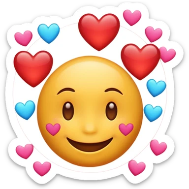 mix of these two 🥺☺️ but make it classic emoji  sticker