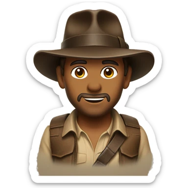 indiana jones  sticker