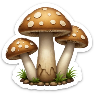 eastern medicine mushrooms sticker